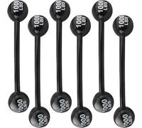 6 Pack Giant Inflatable Dumbbell Inflatable Barbell Prop Photo Props Fake Weights Cosplay Props Accessory Birthday Party Decors Supplies