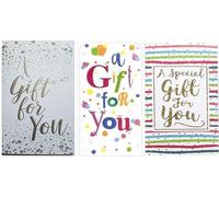 6 Pack Gift Voucher Money Wallets with Envelopes Cash Card Birthdays Gifts Presents 3 Designs