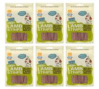 6 PACK GOODBOY LAMB STRIPS 100% NATURAL LAMB MEAT DOG TASTY CHEW TREAT 80G