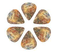 6-Pack Guitar Picks 0.71mm, Beautiful Venice Canal View Printed Guitar Plectrums for Acoustic Guitar