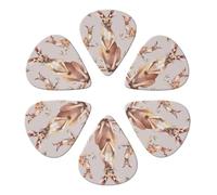 6-Pack Guitar Picks 0.96mm, Funny Cartoon Kangaroo Zoo Printed Guitar Plectrums for Acoustic Guitar Electric Guitar Bass Guitar