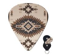 6 Pack Guitar Picks 3 Different Thickness Personalized Guitar Plectrums Native American Guitar Picks Electric Guitar Bass Picks 4pcs 0.46mm, 4pcs 0.71mm, 4pcs 0.96mm
