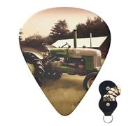 6 Pack Guitar Picks 3 Different Thickness Personalized Guitar Plectrums Old Tractor Photo Farm Guitar Picks Electric Guitar Bass Picks 4pcs 0.46mm, 4pcs 0.71mm, 4pcs 0.96mm