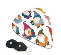 6 Pack Guitar Picks 3 Different Thickness Xmas Funny Gnomes Guitar Plectrums with Organizer Storage Bag Electric Guitars Picks Plectrum for Acoustic Guitars Bass Pick (0.46mm, 0.71mm, 0.96mm)