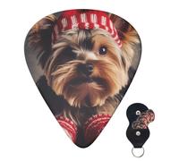 6 Pack Guitar Picks for Acoustic Guitar with Organizer Storage Bag 3 Different Thickness A Dog in Socks