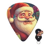 6 Pack Guitar Picks for Acoustic Guitar with Organizer Storage Bag 3 Different Thickness Surrounded by Present