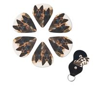 6 Pack Guitar Picks Personalized Guitar Picks with Organizer Storage Box Guitar Plectrum Animal german shepherd Guitar Pick Set Guitar Accessories for Bass Electric Ukulele Guitar Players