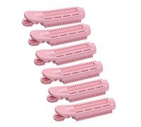 6 Pack Hair Rollers Set Grip Clips Salon Hairdressing Curlers Kit DIY Curling Tool for Styling