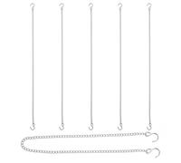 6 Pack Hanging Basket Chains, 20 Inch Picture Hanging Chain for Hanging Bird Feeders, Plants