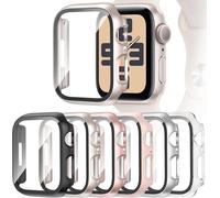 [6 Pack] Hard Case Compatible for Apple Watch SE 3(2025)/2Nd Gen Series 6/5/4 40
