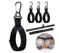 6 Pack Heavy Duty Storage Straps and Garage Organiser, Hook and Loop Extension Cord Organizer, Holder, Cord Wrap, for Hose, Rope, Cables of Home, Basement, RV Workshop, Boat