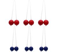 6 Pack Heavy Type Ladder Tosbolas Set in Backyard Beach Party and Chasing for Family Entertainment Corporate Team Building Game