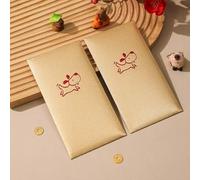 6-Pack Hot Stamping Red Envelopes, Creative Lucky Money Pockets for Birthday & Wedding Celebrations