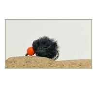 6 Pack Hothead Mini Eggstacy Blobs, Black, size 10 hook, god for rainbows