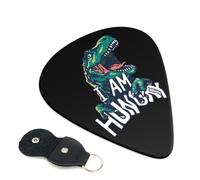6 Pack Hungry dinosaurs Guitar Picks - 0.46 0.71 0.93 mm Includes Cool Guitar Picks Thin Medium Heavy Thickness, Electric Guitar Picks for Acoustic Guitar Bass Ukulele