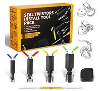6 Pack Hydraulic Seal Installation Tools, Hydraulic Cylinder Piston Repair Rebuild Seal Kit, U-Cup Rod Seal Installation Tool Kits Upgraded Super Strong Seal Twistor Install Tool Set