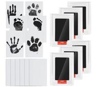 6-Pack Inkless Hand and Footprint Kit - Ink Pad for Baby Hand and Footprints - Dog Paw Print Kit,Dog Nose Print Kit - Baby Footprint Kit