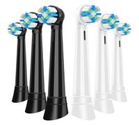 6 Pack iO Brush Heads Compatible with Oral B iO Toothbrush Head, for iO 2 3 4 5 6 7 8 9 10 Series Electric Toothbrushes, Bristles Wrap Around The Teeth, Complete Plaque Removal
