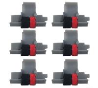 6 Pack IR-40T Black and Red Ink Roller for HR-170RC HR-150RC Calculator Printing Supplies Replacement Ribbon Two Colour