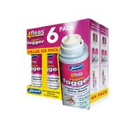 6 PACK JOHNSONS 4FLEAS HOUSE FLEA FOGGER KILLER BOMB SPRAY ROOM TREATMENT
