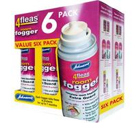 6 Pack JOHNSONS 4FLEAS House FLEA FOGGER Killer Bomb Spray Room Treatment Fleas Sprays