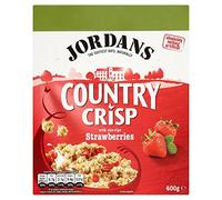 ( 6 Pack ) Jordans Country Crisp with Sun-Ripe Strawberries 400g