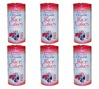 (6 PACK) - Kallo - Rice Cakes No Added Salt | 130g | 6 PACK BUNDLE