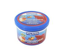 (6 Pack) King British - Bloodworm Natural Food 9g Tub F/Dried