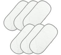 6 Pack Larger Softer Changing Pad Liners Waterproof,Baby Change Mats And Covers, 27 Inches x 13 Inches Washable Reusable Changing Table Cover Liners Double Layers, 100% Cotton Flannel Surface