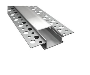 6 Pack Led Drywall Aluminum Profile Kit 6M Total Length Recessed Plaster In Channel For 12mm Led Strips Frameless Flush Mount