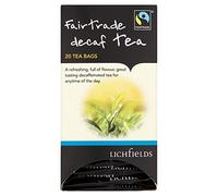 ( 6 Pack ) Lichfields Fairtrade Decaf Tea 20 Tea Bags 40g