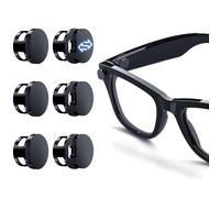 [6-Pack] Light Cover for Meta Glasses, Led Blocker Compatible with Wayfarer, Skyler,Headliner Block Flashing | Non-Adhesive Fixation Flash Blocking, Enables Error-Free Recording, Privacy Cover