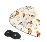 6 Pack Little Birds Guitar Picks - 0.46 0.71 0.93 mm Includes Cool Guitar Picks Thin Medium Heavy Thickness, Electric Guitar Picks for Acoustic Guitar Bass Ukulele