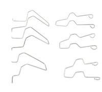 (6-Pack) LTG Headlight Bulb Retaining Clip & Spring - Compatible with H1 H3 H4 H7 Bulbs - Universal Replacement for Car, Truck, Motorcycle Headlamp & Fog Lights