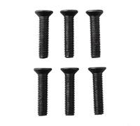 6-Pack M5/M6 22mm Metal Black Left Hand Thread Fixing Screws for Drill Chuck Shank Adapter, Power Tool Accessories(M5x22mm)