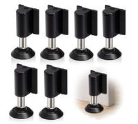 6 Pack Magnetic Door Wedge Stoppers, 2026 New No Drill Invisible Doorstops for Inside Door with Screws and Adhesive Stickers, Heavy Duty Magnetic Doors Catch Holder to Keep Doors Open