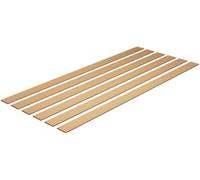 6 Pack MDF 3D Wall Panels, Paintable Shaker Style Wall Panelling Kit, 1150x97x9mm, DIY Easy Install, Moisture Resistant Wall Panels for Bedroom, Living Room, Hallway, Interior Feature Wall Décor