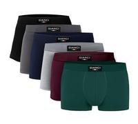 6 Pack Mens Boxers Shorts Multipack | Breathable Cotton Boxer Shorts for Men with No Itchy Label | Soft & Flexible Mens Underwear | Moisture Wicking, Skin-Friendly Perfect for Daily Use & Sports