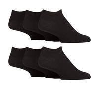 6 Pack Mens Diabetic Trainer Socks | Cushioned Foot Wide Ankle Socks