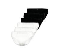 6 Pack Men's Mini Briefs Micro Modal by Ammann 10111 M-2XL Black and White