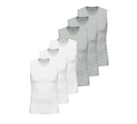 6 Pack Men's Sleeveless Vests Close to you by Ammann 10556 M-2XL 4 colours