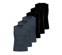 6 Pack Men's Sleeveless Vests Close to you by Ammann 10556 M-2XL 4 colours