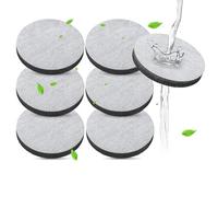 6 Pack Micro Disc Water Filter Discs Compatible with Brita Fill & Go Bottles Carafes,Water Filter Discs Reduces PFAS,Chlorine,Microparticles,Other Impurities in Drinking Water,Save up to 60L/pcs
