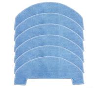 6 Pack Microfiber Mop Cloths Compatible with For Aonus i8 and T10s Robot Vacuum Cleaners, Washable Replacement Parts Accessories for Efficient Floor Cleaning and Hygiene, Blue