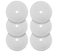 6 Pack Microfiber Steam Mop Pads Replacement Compatible with Bissell SpinWave Wet and Dry Robotic Vacuum Series 2859 3115