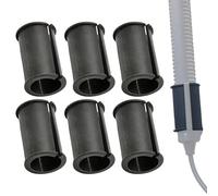6 Pack Microphone Shock Mount Rubber Spacer Washers for Sho-tgun Mics | Durable shock-absorbent, minimises handling noise, easy fit, works with So-ny Ro-de Sen-nheiser mics&FX3 FS7 FX6 NX80 FS5