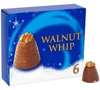 6-Pack Milk Chocolate & Walnut Cones | Iconic Heritage Recipe Since 1910 | Gourmet Swirled Chocolate Treats with Crunchy Whole Walnut Topping | 151 Calorie Individual Portion Snacks