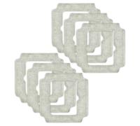 (6 Pack) Mini 2 Replacement Mop Pads Compatible with ECOVACS WINBOT MINI2, Washable Mop Cloths, Accessories Kit, Mop Pad, MINI 2 Wipes