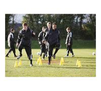 6 PACK Mini Agility Hurdle Set Adjustable Height Football Sports Training Drill