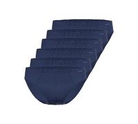 6 Pack Mini Briefs Cotton & More by Ammann 700711 M-6XL Black and Night Blue
